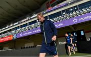 19 January 2018; Head coach Leo Cullen during the Leinster Rugby captains run at the Altrad Stadium in Montpellier, France. Photo by Ramsey Cardy/Sportsfile