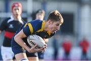 19 January 2018; Steven Walshe of The King’s Hospital during the Bank of Ireland Leinster Schools Vinnie Murray Cup Round 2 match between The King’s Hospital and The High School at Donnybrook Stadium in Dublin. Photo by Matt Browne/Sportsfile
