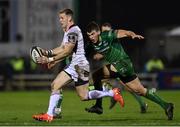 23 December 2017; Craig Gilroy of Ulster is tackled by Tom Farrell of Connacht during the Guinness PRO14 Round 11 match between Connacht and Ulster at the Sportsground in Galway. Photo by Ramsey Cardy/Sportsfile