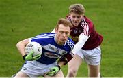 30 December 2017; Kieran Lillis of Laois is tackled by Luke Loughlin of Westmeath during the Bord na Móna O’Byrne Cup Group 4 First Round match between Westmeath and Laois at TEG Cusack Park in Westmeath. Photo by Ramsey Cardy/Sportsfile