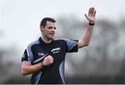 30 December 2017; Referee Patrick Maguire during the Bord na Móna O’Byrne Cup Group 4 First Round match between Westmeath and Laois at TEG Cusack Park in Westmeath. Photo by Ramsey Cardy/Sportsfile