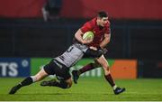 19 January 2018; Ronan O'Mahony of Munster is tackled by Joe Thomas of Ospreys Premiership Select during the British & Irish Cup Round 6 match between Munster A and Ospreys Premiership Select at Irish Independent Park in Cork. Photo by Diarmuid Greene/Sportsfile