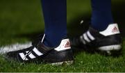 19 January 2018; A detailed view of the assistant referee's boots during the Preseason Friendly match between Bohemians and Shelbourne at the FAI National Training Centre in Abbotstown in Dublin. Photo by Eóin Noonan/Sportsfile