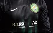 19 January 2018; A detailed view of a Bray Wanderers jersey during the Preseason Friendly match between Bray Wanderers and UCD at the Carlisle Grounds in Wicklow. Photo by Piaras Ó Mídheach/Sportsfile