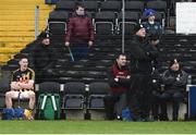 20 January 2018; Kilkenny manager Brian Cody watches from the stand after being sent off by referee John O'Brien during the Bord na Mona Walsh Cup Final match between Kilkenny and Wexford at Nowlan Park in Kilkenny. Photo by Matt Browne/Sportsfile