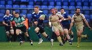 20 January 2018; Gavin Mullin of Leinster A runs through on the way to scoring his side's first try during the British & Irish Cup Round 6 match between Leinster ‘A’ and Doncaster Knights at Donnybrook Stadium in Dublin. Photo by Brendan Moran/Sportsfile