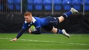 20 January 2018; Gavin Mullin of Leinster A scores his side's first try during the British & Irish Cup Round 6 match between Leinster ‘A’ and Doncaster Knights at Donnybrook Stadium in Dublin. Photo by Brendan Moran/Sportsfile
