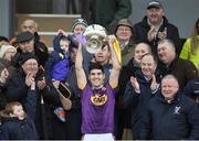 20 January 2018; Shaun Murphy captain of Wexford lifts the Bord na Mona Walsh Cup after the Bord na Mona Walsh Cup Final match between Kilkenny and Wexford at Nowlan Park in Kilkenny. Photo by Matt Browne/Sportsfile