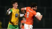 20 January 2018; Aaron Findon of Armagh in action against Jason McGee of Donegal during the Bank of Ireland Dr. McKenna Cup semi-final match between Donegal and Armagh at Celtic Park in Derry. Photo by Oliver McVeigh/Sportsfile