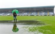 21 January 2018; Leinster GAA Secretary Michael Reynolds during an inspection O'Moore Park prior to postponement of the Bord na Mona O'Byrne Cup Final match between Westmeath and Meath at O'Moore Park in Portlaoise, Laois. Photo by Piaras Ó Mídheach/Sportsfile