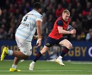 14 January 2018; Keith Earls of Munster in action against Edwin Maka of Racing 92 during the European Rugby Champions Cup Pool 4 Round 5 match between Racing 92 and Munster at the U Arena in Paris, France. Photo by Brendan Moran/Sportsfile