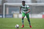 20 January 2018; Eric Abulu of Shamrock Rovers during the Pre-season Friendly match between Shamrock Rovers and Cobh Ramblers at Tallaght Stadium in Dublin. Photo by Eóin Noonan/Sportsfile