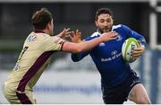 20 January 2018; Barry Daly of Leinster A is tackled by Will Owen of Doncaster Knights during the British & Irish Cup Round 6 match between Leinster ‘A’ and Doncaster Knights at Donnybrook Stadium in Dublin. Photo by Brendan Moran/Sportsfile
