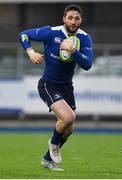 20 January 2018; Barry Daly of Leinster A during the British & Irish Cup Round 6 match between Leinster ‘A’ and Doncaster Knights at Donnybrook Stadium in Dublin. Photo by Brendan Moran/Sportsfile