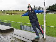 21 January 2018; Mayo supporter Conor Mayock, age 9, from Ballina, prior to the Connacht FBD League Round 5 match between Sligo and Mayo at James Stephen's Park in Ballina, Co Mayo. Photo by Seb Daly/Sportsfile