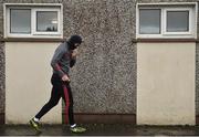 21 January 2018; Aidan O’Shea of Mayo makes his way out to warm-up prior to the Connacht FBD League Round 5 match between Sligo and Mayo at James Stephen's Park in Ballina, Co Mayo. Photo by Seb Daly/Sportsfile