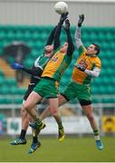 21 January 2018; Ronan Steede, centre, and Michael Farragher, right, of Corofin in action against Michael Murphy of Fulham Irish during the AIB GAA Football All-Ireland Senior Club Championship Quarter-Final Refixture match between Fulham Irish and Corofin at McGovern Park in Ruislip, England. Photo by Matt Impey/Sportsfile
