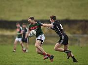 21 January 2018; Jason Gibbons of Mayo in action against James Clarke of Sligo during the Connacht FBD League Round 5 match between Sligo and Mayo at James Stephen's Park in Ballina, Co Mayo. Photo by Seb Daly/Sportsfile