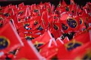 21 January 2018; A general view of Munster flags prior to the European Rugby Champions Cup Pool 4 Round 6 match between Munster and Castres at Thomond Park in Limerick. Photo by Stephen McCarthy/Sportsfile