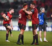 21 January 2018; CJ Stander, left, and Peter O'Mahony of Munster react during the closing stages of the European Rugby Champions Cup Pool 4 Round 6 match between Munster and Castres at Thomond Park in Limerick. Photo by Stephen McCarthy/Sportsfile