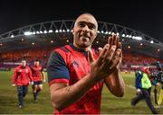 21 January 2018; Simon Zebo of Munster following the European Rugby Champions Cup Pool 4 Round 6 match between Munster and Castres at Thomond Park in Limerick. Photo by Stephen McCarthy/Sportsfile