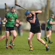 22 January 2018; John Donnelly of DCU in action against Eoin Quilty of LIT during the Electric Ireland HE GAA Fitzgibbon Cup Group C Round 2 match between Limerick Institute of Technology and Dublin City University at Limerick Institute of Technology in Limerick. Photo by Diarmuid Greene/Sportsfile