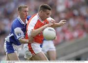 3 August 2003; Diarmaid Marsden of Armagh in action against Aidan Fennelly of Laois during the Bank of Ireland All-Ireland Senior Football Championship Quarter Final between Laois and Armagh at Croke Park in Dublin. Photo by Ray McManus/Sportsfile