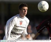 27 July 2003; Simon Kelly of Dundalk in action during the Carlsberg FAI Cup 2nd Round match between Dundalk and Bohemians at Oriel Park in Dundalk. Photo by David Maher/Sportsfile