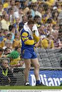 4 August 2003; Shane Curran of Roscommon near the end of the Bank of Ireland All-Ireland Senior Football Championship Quarter Final between Kerry and Roscommon in Croke Park at Dublin. Photo by Ray McManus/Sportsfile