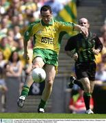 4 August 2003; Brendan Devenney of Donegal in action during the Bank of Ireland All-Ireland Senior Football Championship Quarter Final match between Galway and Donegal at Croke Park, Dublin. Photo by Brendan Moran/Sportsfile
