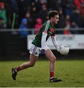 21 January 2018; Michael Hall of Mayo during the Connacht FBD League Round 5 match between Sligo and Mayo at James Stephen's Park in Ballina, Co Mayo. Photo by Seb Daly/Sportsfile