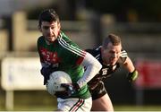 21 January 2018; Brendan Harrison of Mayo in action against Adrian Marren of Sligo during the Connacht FBD League Round 5 match between Sligo and Mayo at James Stephen's Park in Ballina, Co Mayo. Photo by Seb Daly/Sportsfile