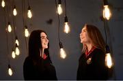 23 January 2018; At the launch of the AIB Future Sparks Festival are Grace Dervan, left, and Lara Gillespie from Wesley College, Dublin. To launch the festival, AIB brought together some of the speakers who will be taking part in the festival, including former Irish and Leinster rugby player Gordon D’Arcy, Soulé, Sprout & Co co-founder Jack Kirwan, Dublin hurler Donal Burke and FoodCloud co-founder Iseult Ward. The AIB Future Sparks Festival takes place in the RDS on March 22nd 2018, bringing together leaders in business and young entrepreneurs, to inspire students and show them the power of potential. Photo by Ramsey Cardy/Sportsfile  #futuresparks  #backingstudents