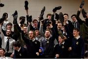 23 January 2018; Templeogue College supporters during the Subway All-Ireland Schools U19A Boys Cup Final match between St Malachy's Belfast and Templeogue College at the National Basketball Arena in Tallaght, Dublin. Photo by David Fitzgerald/Sportsfile