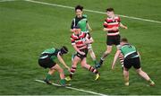 23 January 2018; Xonor Murphyof St Mary's CBS Enniscorthy breaks through the line during the Bank of Ireland Leinster Schools Fr. Godfrey Cup 2nd Round match between St Mary's CBS Enniscorthy v Scoil Chonglais Baltinglass at Donnybrook Stadium in Dublin. Photo by Eóin Noonan/Sportsfile