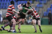23 January 2018; Brian Keogh of Scoil Chonglais Baltinglass is tackled by Neil Foley of St Mary's CBS Enniscorthy  during the Bank of Ireland Leinster Schools Fr. Godfrey Cup 2nd Round match between St Mary's CBS Enniscorthy v Scoil Chonglais Baltinglass at Donnybrook Stadium in Dublin. Photo by Eóin Noonan/Sportsfile