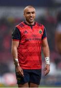 21 January 2018; Simon Zebo of Munster during the European Rugby Champions Cup Pool 4 Round 6 match between Munster and Castres at Thomond Park in Limerick. Photo by Stephen McCarthy/Sportsfile