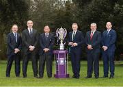 24 January 2018; Six nations head coaches from left, Jacques Brunel, France, Conor O'Shea, Italy, Eddie Jones, England along with Joe Schmidt, Ireland, Warren Gatland, Wales and Gregor Townsend, Scotland at the Natwest Six Nations 2018 launch at Syon Park in London, England. Photo by Ian Walton/Sportsfile