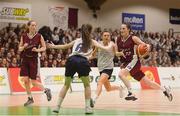 24 January 2018; Laura Furlong of Loreto Stephen's Green on her way to scoring a lay during the Suupbway All-Ireland Schools U19B Girls Cup Final match between Ulidia Integrated and Loreto Stephen's Green at the National Basketball Arena in Tallaght, Dublin. Photo by Eóin Noonan/Sportsfile
