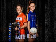 24 January 2018; Lidl Ireland today announced a third year of partnership with the Ladies Gaelic Football Association. The next phase of the campaign will see Lidl investing further in the LGFA where it matters most at local level and in the community. This is where #SeriousSupport is born and nurtured through the dedication of a local community. To celebrate their third year of partnership with the LGFA, Lidl have today launched their new 6-pack of Carrick Glen Active Spring Water. 10 cents from each purchase will fund jerseys and equipment for U-18, or under, LGFA club teams. Nominate your local Ladies Gaelic Football club to win in any Lidl store nationwide, or via Lidl's Facebook Page. Throughout the year, Lidl will run various initiatives to benefit all levels of Ladies Gaelic Football, following on from the successful Serious Starts Here campaign in 2017. The new branded Carrick Glen Active Spring Water packs will hit Lidl stores next week. Pictured are Ladies Footballers Caroline O'Hanlon of Armagh, left, and Aishling Moloney of Tipperary, at Lidl Head Office, Tallaght, Dublin. Photo by Seb Daly/Sportsfile