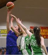 24 January 2018; Mary O'Connell of Presentation SS Tralee in action against Fiona Clune of Muckross Park College during the Subway All-Ireland Schools U16B Girls Cup Final match between Muckross Park College and Presentation SS Tralee at the National Basketball Arena in Tallaght, Dublin. Photo by Eóin Noonan/Sportsfile