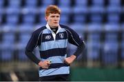 24 January 2018; David Murphy of Newpark Comprehensive during the Bank of Ireland Leinster Schools Vinnie Murray Cup Semi-Final match between Newpark Comprehensive and The Kings Hospital at Donnybrook Stadium in Dublin. Photo by Piaras Ó Mídheach/Sportsfile