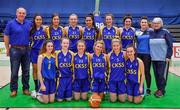 25 January 2018; The Christ King Cork team prior to the Subway All-Ireland Schools U19A Girls Cup Final match between Christ King Cork and Colaiste Chiarain, Leixlip, Kildare, at the National Basketball Arena in Tallaght, Dublin. Photo by Brendan Moran/Sportsfile