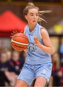 26 January 2018; Nicole Clancy of DCU Mercy during the Hula Hoops Under 20 Women’s National Cup Final match between Brunell and DCU Mercy at the National Basketball Arena in Tallaght, Dublin. Photo by Brendan Moran/Sportsfile