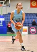 26 January 2018; Cliona Hamill of DCU Mercy during the Hula Hoops Under 20 Women’s National Cup Final match between Brunell and DCU Mercy at the National Basketball Arena in Tallaght, Dublin. Photo by Brendan Moran/Sportsfile
