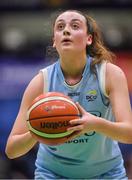 26 January 2018; Aoife Maguire of DCU Mercy during the Hula Hoops Under 20 Women’s National Cup Final match between Brunell and DCU Mercy at the National Basketball Arena in Tallaght, Dublin. Photo by Brendan Moran/Sportsfile