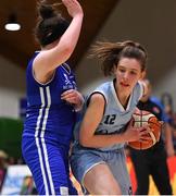 27 January 2018; Ali Donohoe of DCU Mercy in action against Meadhbh McCarthy of Glanmire during the Hula Hoops Under 18 Women’s National Cup Final match between Glanmire and DCU Mercy at the National Basketball Arena in Tallaght, Dublin. Photo by Brendan Moran/Sportsfile