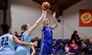 27 January 2018; Tara Lynch of Glanmire in action against Bronagh Power-Cassidy of DCU Mercy during the Hula Hoops Under 18 Women’s National Cup Final match between Glanmire and DCU Mercy at the National Basketball Arena in Tallaght, Dublin. Photo by Brendan Moran/Sportsfile