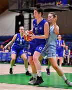 27 January 2018; Tara Lynch of Glanmire in action against Maeve Ó Séaghdha of DCU Mercy during the Hula Hoops Under 18 Women’s National Cup Final match between Glanmire and DCU Mercy at the National Basketball Arena in Tallaght, Dublin. Photo by Brendan Moran/Sportsfile