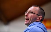 27 January 2018; DCU Mercy head coach Damien Sealy during the Hula Hoops Under 18 Women’s National Cup Final match between Glanmire and DCU Mercy at the National Basketball Arena in Tallaght, Dublin. Photo by Brendan Moran/Sportsfile
